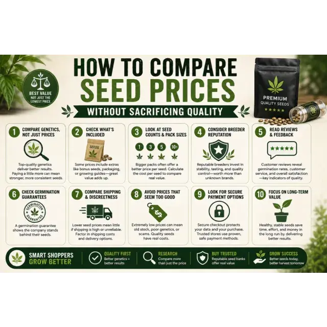 Cannabis Seeds: How to Compare Cannabis Seed Prices Without Sacrificing Quality.