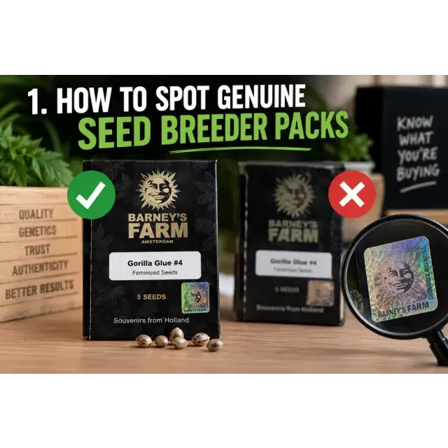 Cannabis Seeds: How to Spot Genuine Cannabis Seed Breeder Packs.