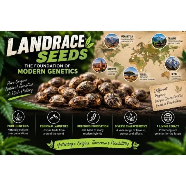 Landrace Cannabis Seeds: The Foundation of Modern Genetics.