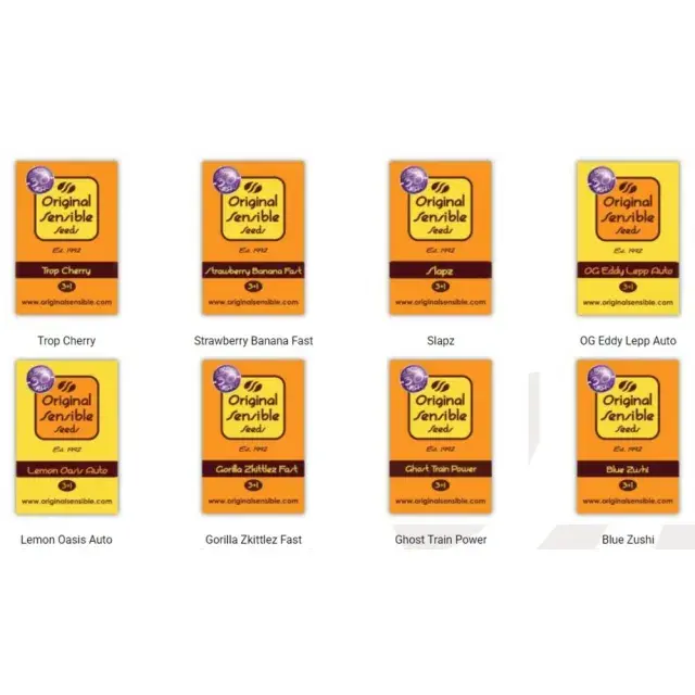 New Original Sensible Seeds strains - Discount Cannabis Seeds