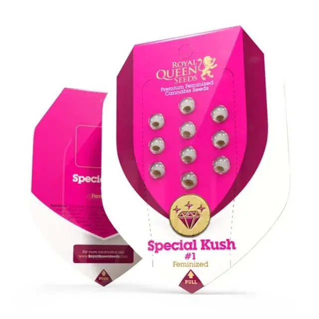 Cannabis Seeds - Special Kush #1 from Royal Queen Seeds.