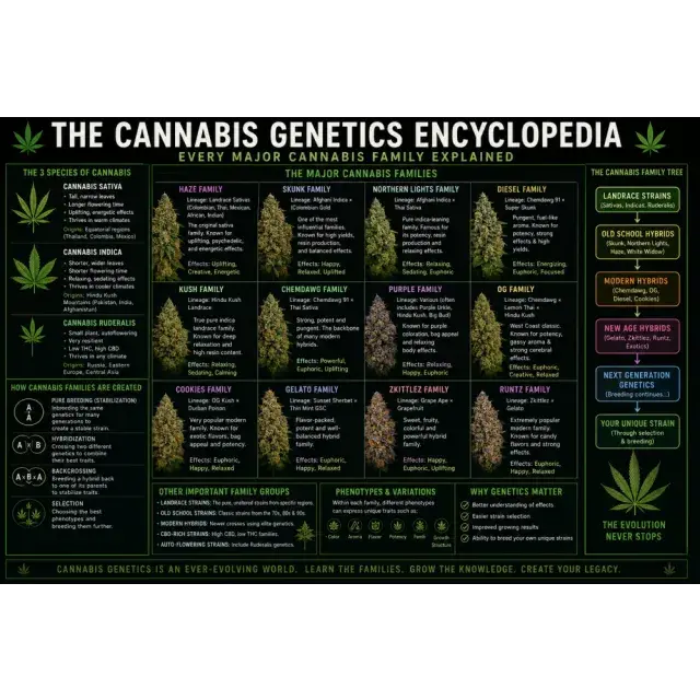 Cannabis Seeds: The Cannabis Genetics Encyclopedia.