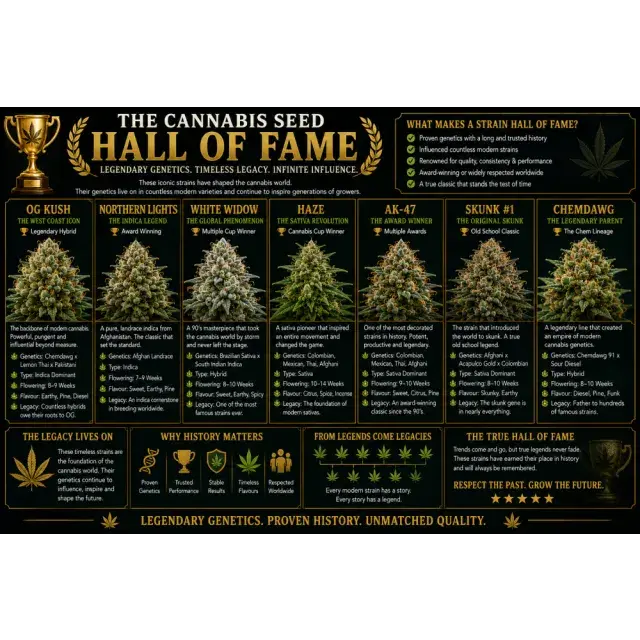 Cannabis Seeds: The Cannabis Seed Hall of Fame.