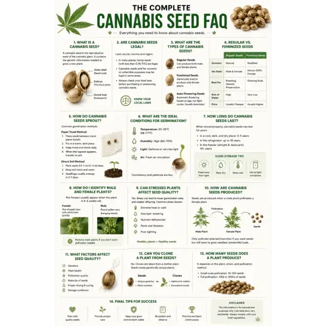 Cannabis Seeds: The Complete Cannabis Seed FAQ.