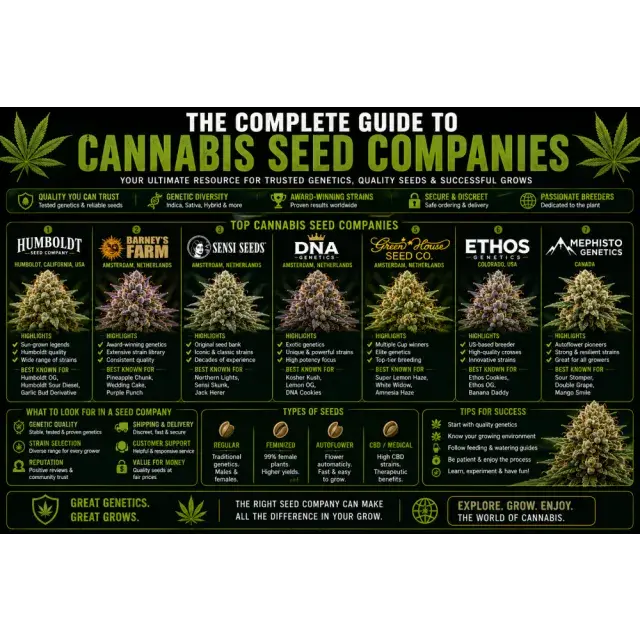 Cannabis Seeds: The Complete Guide to Cannabis Seed Companies.
