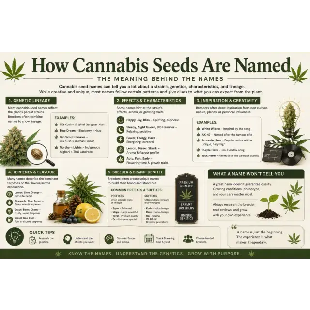 Cannabis Seeds: The Guide to Understanding Cannabis Seed Names