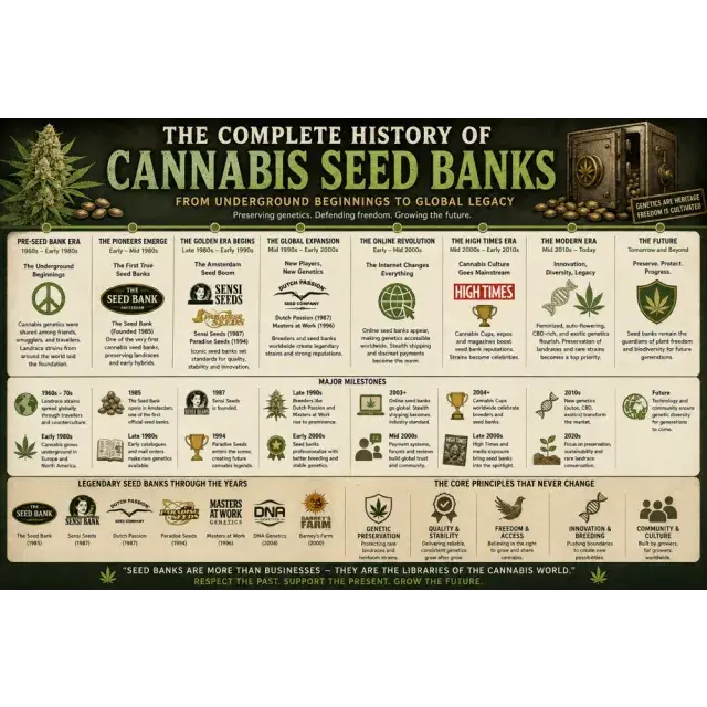 Cannabis Seeds: The Complete History of Cannabis Seed Banks.