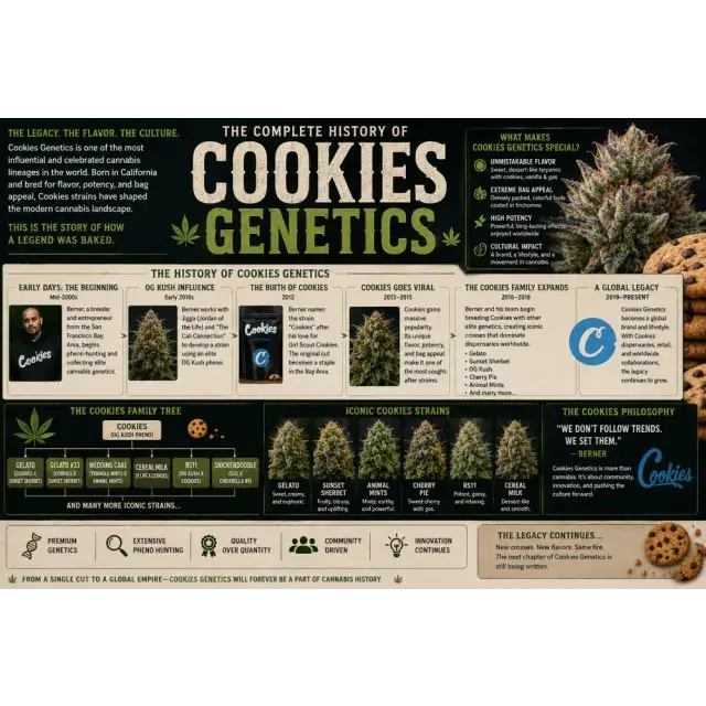 Cannabis Seeds: The Complete History of Cookies Genetics.
