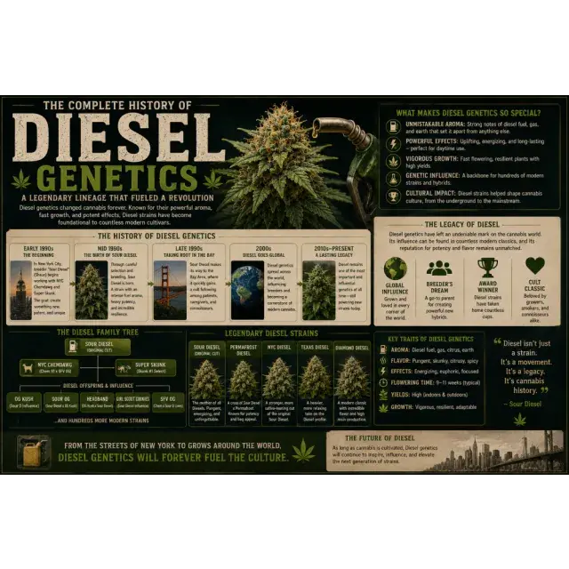Cannabis Seeds: The Complete History of Diesel Genetics.