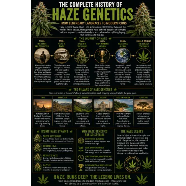 Cannabis Seeds: The Complete History of Haze Genetics.
