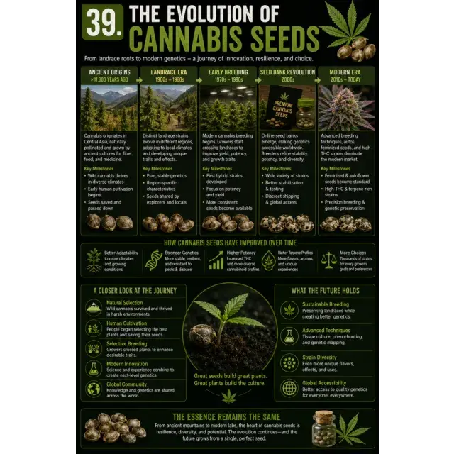Cannabis Seeds: The Evolution of Cannabis Seeds Through The Years.