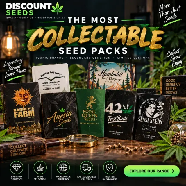 Cannabis Seeds: The Most Collectable Cannabis Seeds Packs.