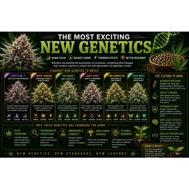 Cannabis Seeds: The Most Exciting New Cannabis Genetics.