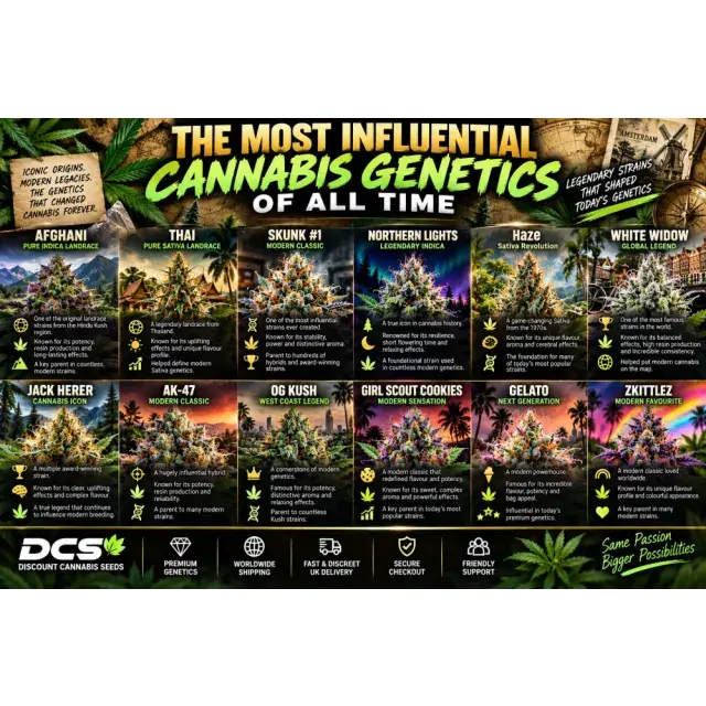 Cannabis Seeds: The Most Influential Cannabis Genetics of All Time.