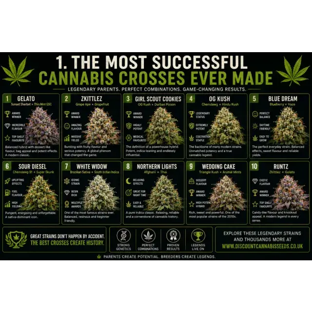 Cannabis Seeds: The Most Successful Cannabis Crosses Ever Made.