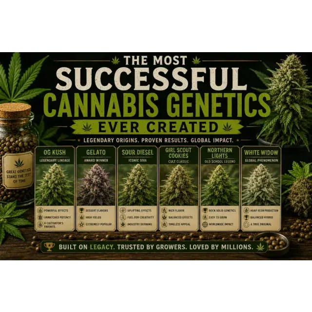 Cannabis Seeds: The Most Successful Cannabis Genetics Ever Created