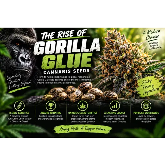 Cannabis Seeds: The Rise of Gorilla Glue Cannabis Seeds.