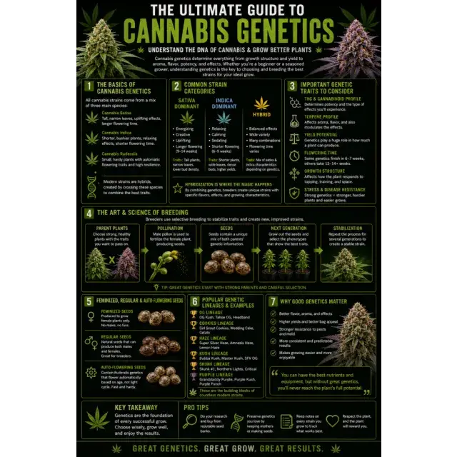 Cannabis Seeds: The Ultimate Guide to Cannabis Genetics.