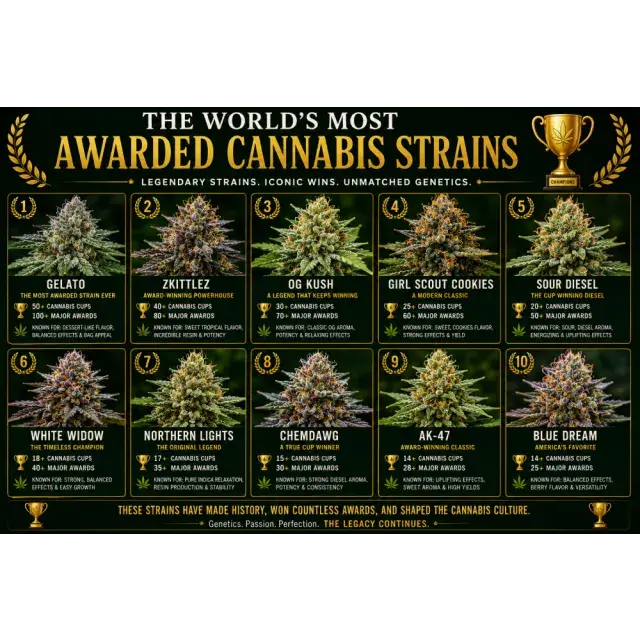 Cannabis Seeds: The World's Most Awarded Cannabis Strains.