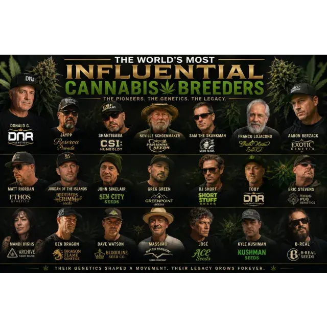 Cannabis Seeds: The World's Most Influential Cannabis Breeders.