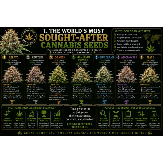 Cannabis Seeds: The World's Most Sought-After Cannabis Seeds.