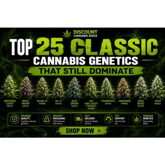 Cannabis Seeds: Top 25 Classic Cannabis Genetics That Still Dominate.