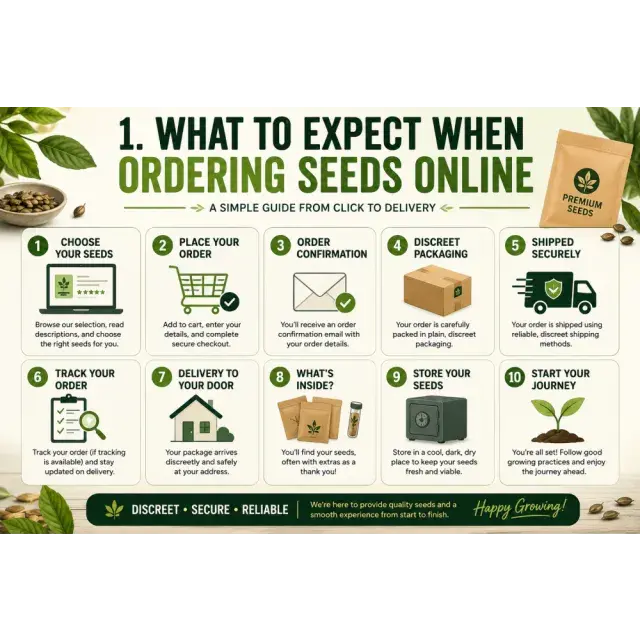 Cannabis Seeds: What to Expect When Ordering Seeds Online.