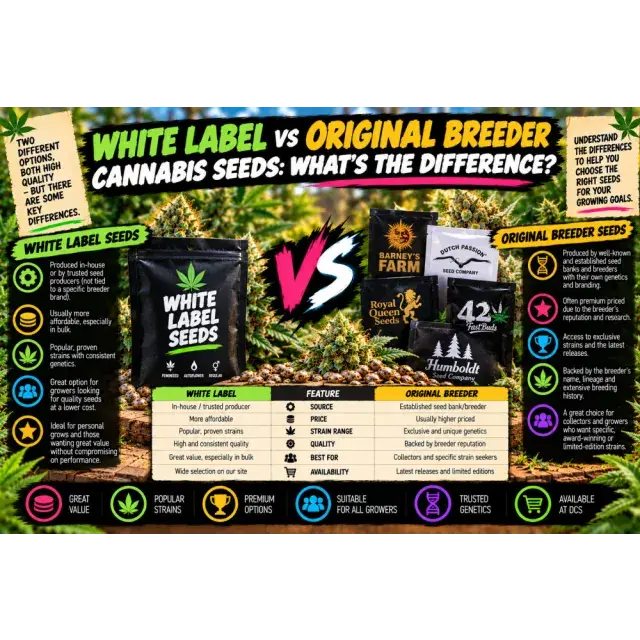 Cannabis Seeds: White Label vs Original Breeder Cannabis Seeds: What's the Difference?