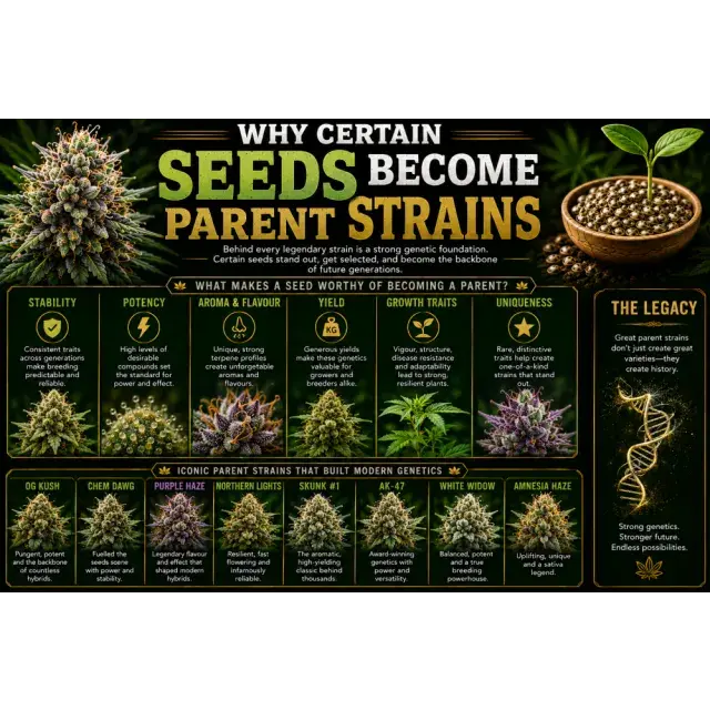 Cannabis Seeds: Why Certain Cannabis Seeds Become Parent Strains.