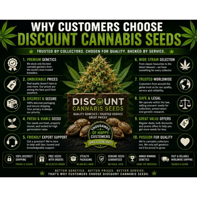 Cannabis Seeds: Why Customers Choose Discount Cannabis Seeds?