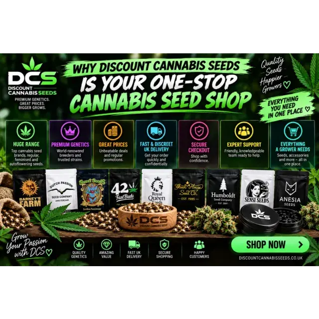 Why Discount Cannabis Seeds Is Your One-Stop Cannabis Seed Shop.