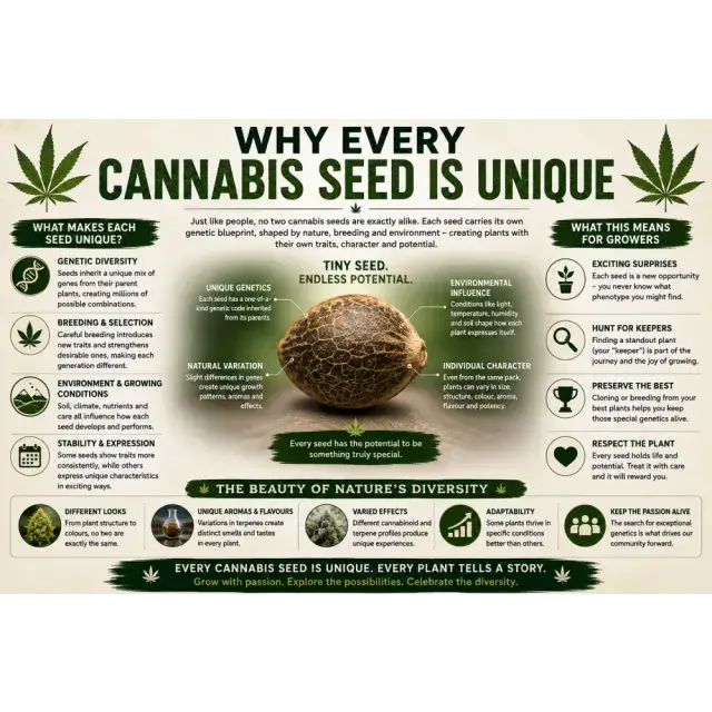 Cannabis Seeds: Why Every Cannabis Seed Is Unique.