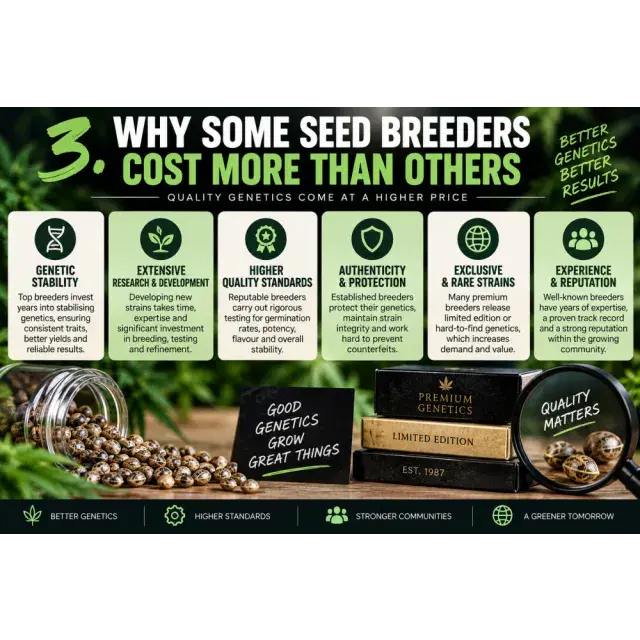 Cannabis Seeds: Why Some Seed Breeders Cost More Than Others.