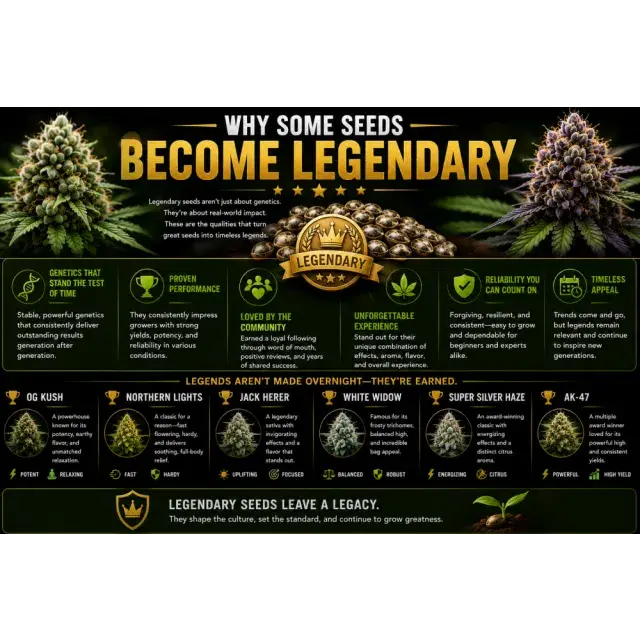 Cannabis Seeds: Why Some Cannabis Seeds Become Legendary.