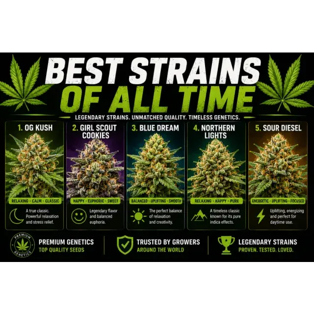 Cannabis Seeds: The Best Haze Strains of All Time.