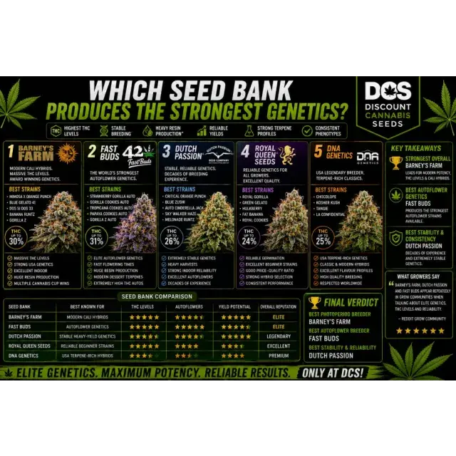 Cannabis Seeds: Which Seed Bank Produces The Strongest Genetics?