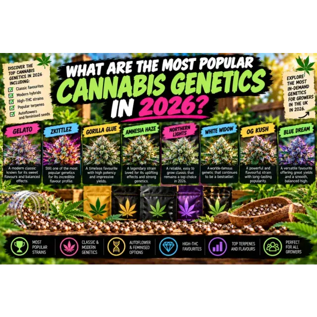 Cannabis Seeds: What Are the Most Popular Cannabis Genetics in 2026?