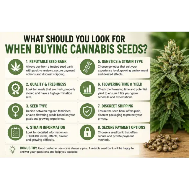 Cannabis Seeds: What Should You Look for When Buying Cannabis Seeds?