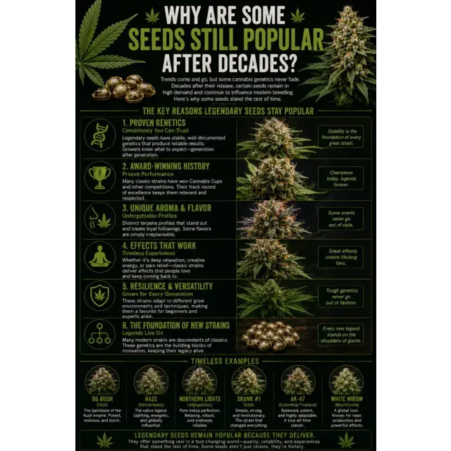 Why Are Some Cannabis Seeds Still Popular After Decades?