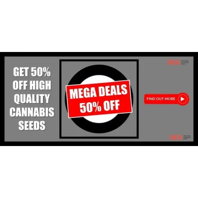 Unlock Incredible Savings: Last Few Cannabis Seeds on Our Mega Deals – 50% Off at Discount Cannabis Seeds!