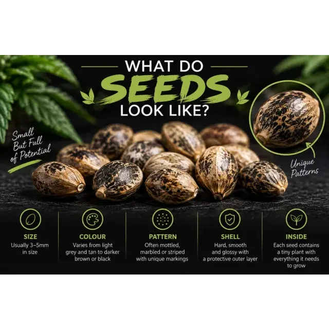 Cannabis Seeds: What Do Cannabis Seeds Look Like?