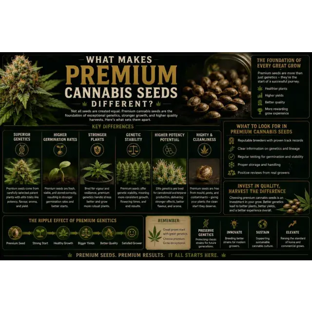 Cannabis Seeds: What Makes Premium Cannabis Seeds Different?