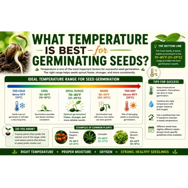 Cannabis Seeds: What Temperature Is Best for Germinating Cannabis Seeds?