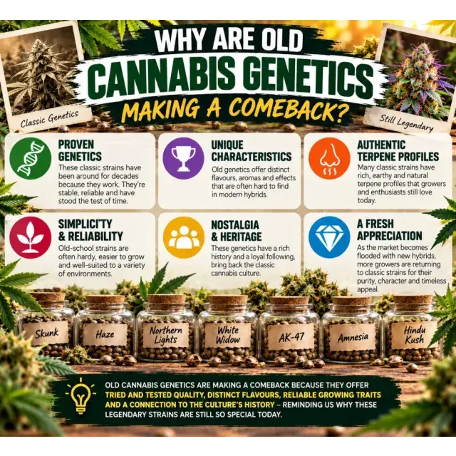 Cannabis Seeds: Why Are Old Cannabis Genetics Making a Comeback?