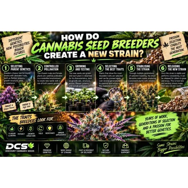 Cannabis Seeds: How Do Cannabis Seed Breeders Create a New Strain?